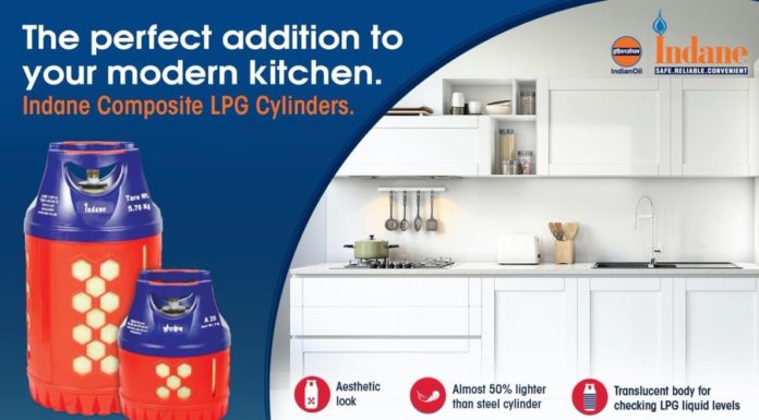 Indian Oil launches fiber Indane LPG cylinder for customers, Know about the features Indian Oil launches fiber Indane LPG cylinder.