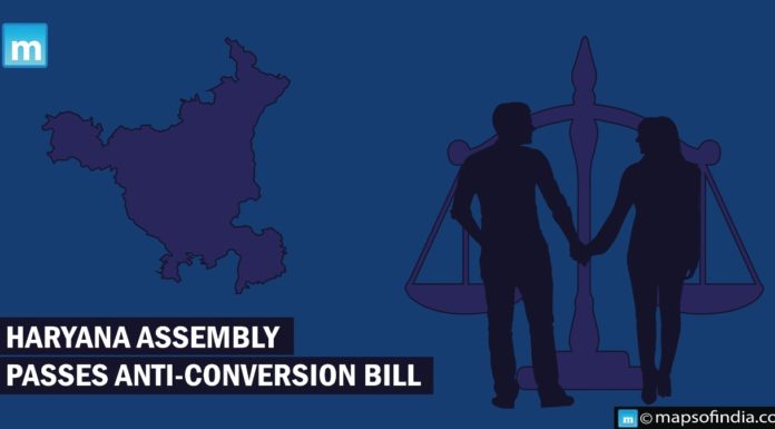 Haryana: Anti-conversion bill passed after its introduction
