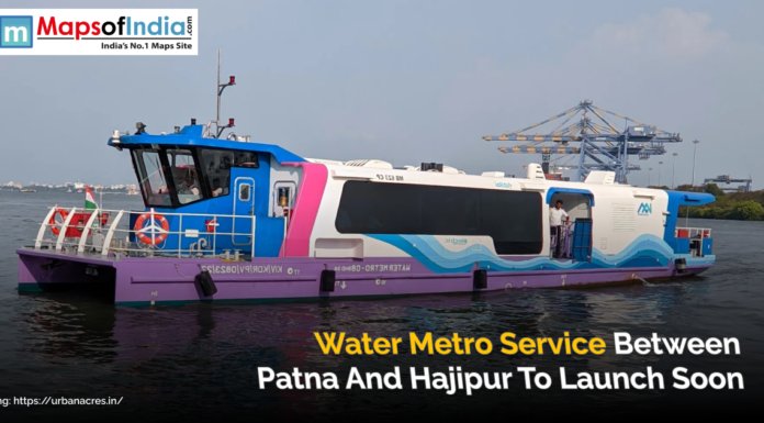 Water Metro Service Between Patna and Hajipur to Launch Soon Water metro boat service to be launched soon between Patna and Hajipur, offering modern water-based public transport.