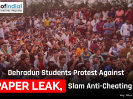 crowd of people protesting against paper leak slam