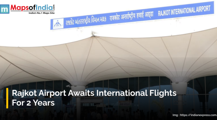 Rajkot Airport Awaits International Flights for 2 Years image of Rajkot International Airport