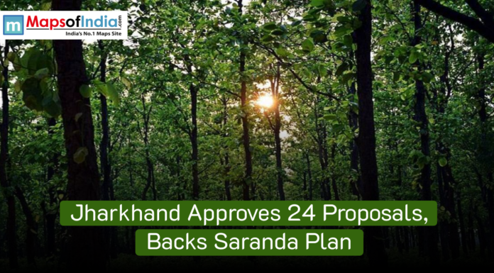 Jharkhand Approves 24 Proposals, Backs Saranda Plan Jharkhand government officials at a meeting approving 24 proposals, including support for the Saranda Plan, highlighting development and policy decisions in the state.