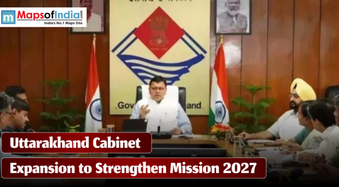 Uttarakhand Cabinet Expansion to Strengthen Mission 2027 Uttarakhand Chief Minister and cabinet members during the cabinet expansion, aimed at strengthening Mission 2027 and state governance initiatives.