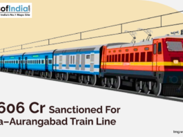 Illustration of a train running on track