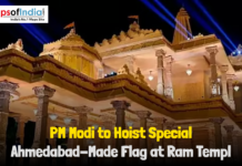 PM Modi to Hoist Special Ahmedabad-Made Flag at Ram Temple PM Modi to Hoist Special Ahmedabad-Made Flag at Ram Temple