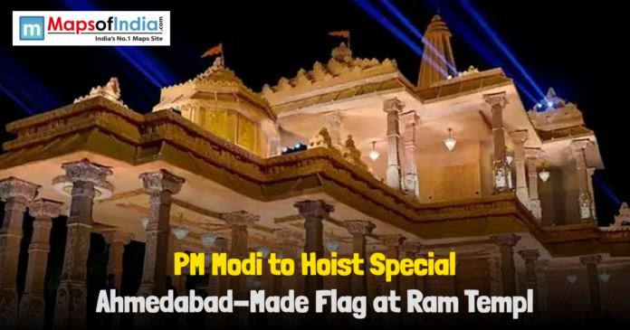 uttarakhand GSI(1) PM Modi to Hoist Special Ahmedabad-Made Flag at Ram Temple