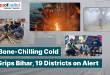 Bone-Chilling Cold Grips Bihar, 19 Districts on Alert People gather around bonfires as dense cold conditions grip Bihar with multiple districts on alert.