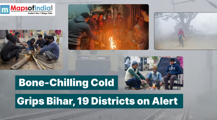 Bone-Chilling Cold Grips Bihar, 19 Districts on Alert People gather around bonfires as dense cold conditions grip Bihar with multiple districts on alert.