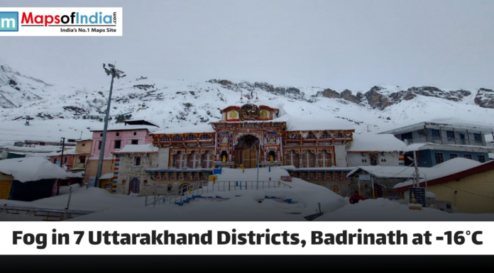 Fog in 7 Uttarakhand Districts, Badrinath at -16°C Fog in 7 Uttarakhand Districts, Badrinath at -16°C