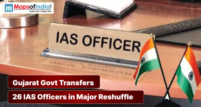 In a major administrative reshuffle on December 23, 2025, the Gujarat government transferred 26 senior IAS officers. This extensive overhaul included key changes in the Chief Minister's Office (CMO) and various state departments.