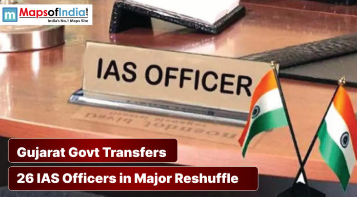 Gujarat Govt Transfers 26 IAS Officers in Major Reshuffle In a major administrative reshuffle on December 23, 2025, the Gujarat government transferred 26 senior IAS officers. This extensive overhaul included key changes in the Chief Minister's Office (CMO) and various state departments.