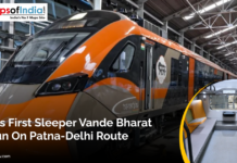 India’s First Sleeper Vande Bharat to Run on Patna-Delhi Route Image of Vande Bharat train