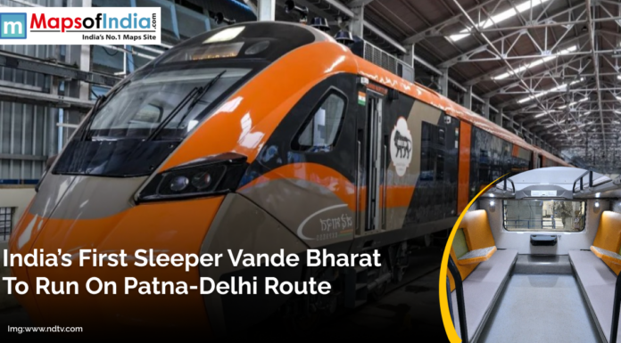 India’s First Sleeper Vande Bharat to Run on Patna-Delhi Route Image of Vande Bharat train