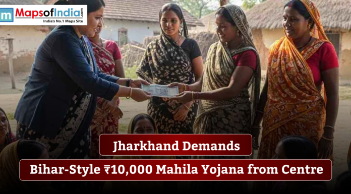Jharkhand Demands Bihar-Style ₹10,000 Mahila Yojana from Centre Women receive financial aid under a proposed Mahila Yojana in Jharkhand.