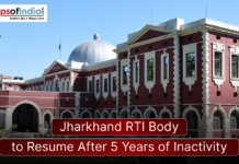 Jharkhand RTI Body to Resume After 5 Years of Inactivity Historic government building in Jharkhand with headline text reading “Jharkhand RTI Body to Resume After 5 Years of Inactivity” and Maps of India logo in the corner.