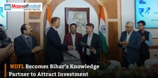 NIIFL Becomes Bihar’s Knowledge Partner to Attract Investment Officials shake hands to mark NIIFL becoming Bihar’s Knowledge Partner to attract investment.