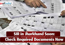 SIR in Jharkhand Soon: Check Required Documents Now Hands pointing at documents with text reading "SIR in Jharkhand Soon: Check Required Documents Now."