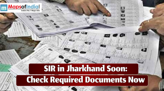 SIR in Jharkhand Soon: Check Required Documents Now Hands pointing at documents with text reading "SIR in Jharkhand Soon: Check Required Documents Now."