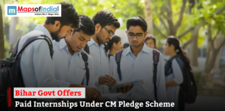 Bihar Govt Offers Paid Internships Under CM Pledge Scheme Students reading information about paid internships under Bihar government CM Pledge Scheme.