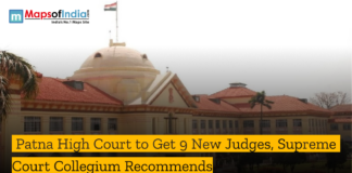 Patna High Court to Get 9 New Judges, Supreme Court Collegium Recommends The Patna High Court building with an overlay text stating the Supreme Court Collegium has recommended nine new judges.