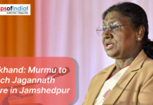 Jharkhand: Murmu to Launch Jagannath Centre in Jamshedpur Gemini said Droupadi Murmu at a podium