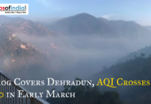 Smog Covers Dehradun, AQI Crosses 300 in Early March Thick smog blankets the hills of Dehradun as air quality deteriorates, with AQI crossing 300 in early March.