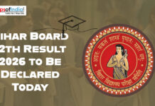 Bihar Board 12th Result 2026 to Be Declared Today Banner announcing Bihar Board 12th Result 2026 declaration with BSEB logo and students in the background.