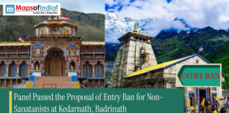 Panel Passed the Proposal of Entry Ban for Non-Sanatanists at Kedarnath, Badrinath Badrinath and Kedarnath temples in Uttarakhand with a headline about a proposed entry ban for non-Sanatanis at the pilgrimage sites.