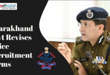 Uttarakhand Govt Revises Police Recruitment Norms Senior police officer addressing a meeting on revised recruitment norms by the Uttarakhand Police in Uttarakhand.