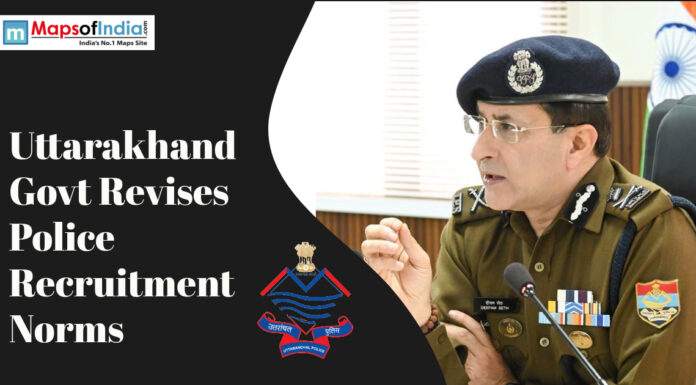 Uttarakhand Govt Revises Police Recruitment Norms Senior police officer addressing a meeting on revised recruitment norms by the Uttarakhand Police in Uttarakhand.