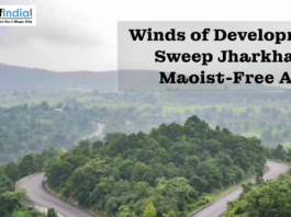 A collage showing a choir performance, a winding road through a lush green forest, and a smartphone screen interface