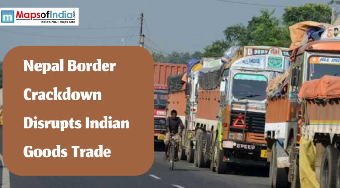 Nepal Border Crackdown Disrupts Indian Goods Trade Trucks lined up on a highway near the India-Nepal border amid a crackdown disrupting goods trade.