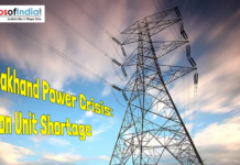 Uttarakhand Power Crisis: 3 Million Unit Shortage High-voltage transmission tower against cloudy sky highlighting power shortage crisis in Uttarakhand