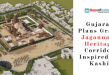 Gujarat Plans Grand Jagannath Heritage Corridor Inspired by Kashi Aerial view of the proposed Jagannath Heritage Corridor in Gujarat.