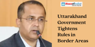 Uttarakhand Government Tightens Rules in Border Areas Uttarakhand Government Tightens Rules in Border Areas news graphic with Maps of India logo