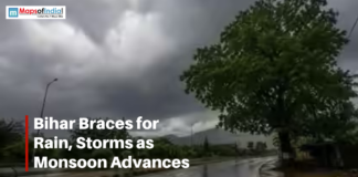 Bihar Braces for Rain, Storms as Monsoon Advances Dark monsoon clouds loom over a rain-soaked road in Bihar as the advancing monsoon brings thunderstorms, heavy rainfall, and changing weather conditions across the state.