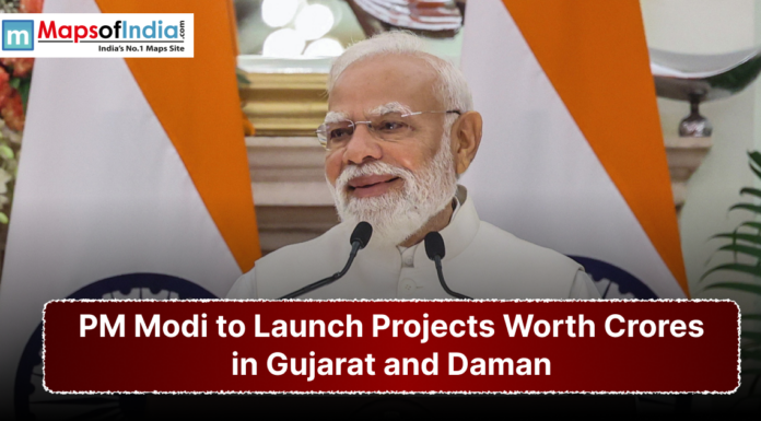PM Modi to Launch Projects Worth Crores in Gujarat and Daman PM Modi to Launch Projects Worth Crores in Gujarat and Daman