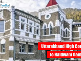 Uttarakhand High Court building image highlighting the proposed shift of the court from Nainital to Haldwani.